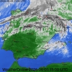 imagens de sat&eacute;lite de Portugal