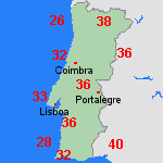 previsão Sáb, 02-08 Portugal