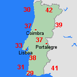 previsão Seg, 04-08 Portugal