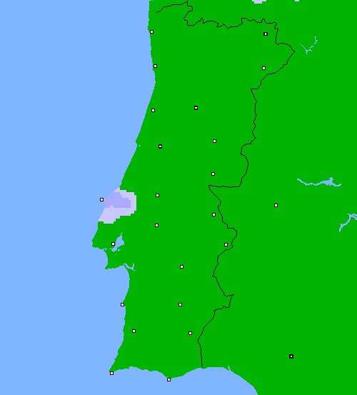 precipitação-24 h. Portugal